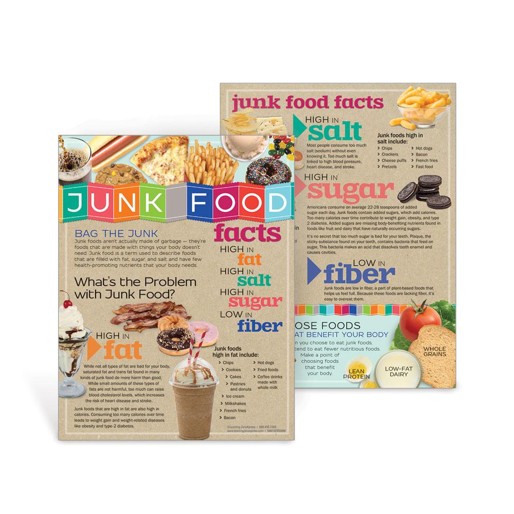 Junk Food Facts Handouts