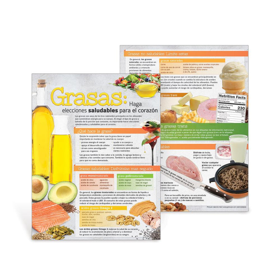Fats: Make Heart-Healthy Choices Spanish Handouts