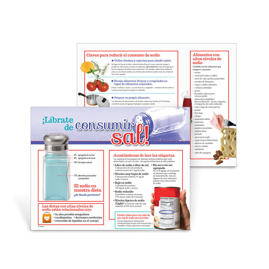 Shake the Salt Habit Spanish Handouts