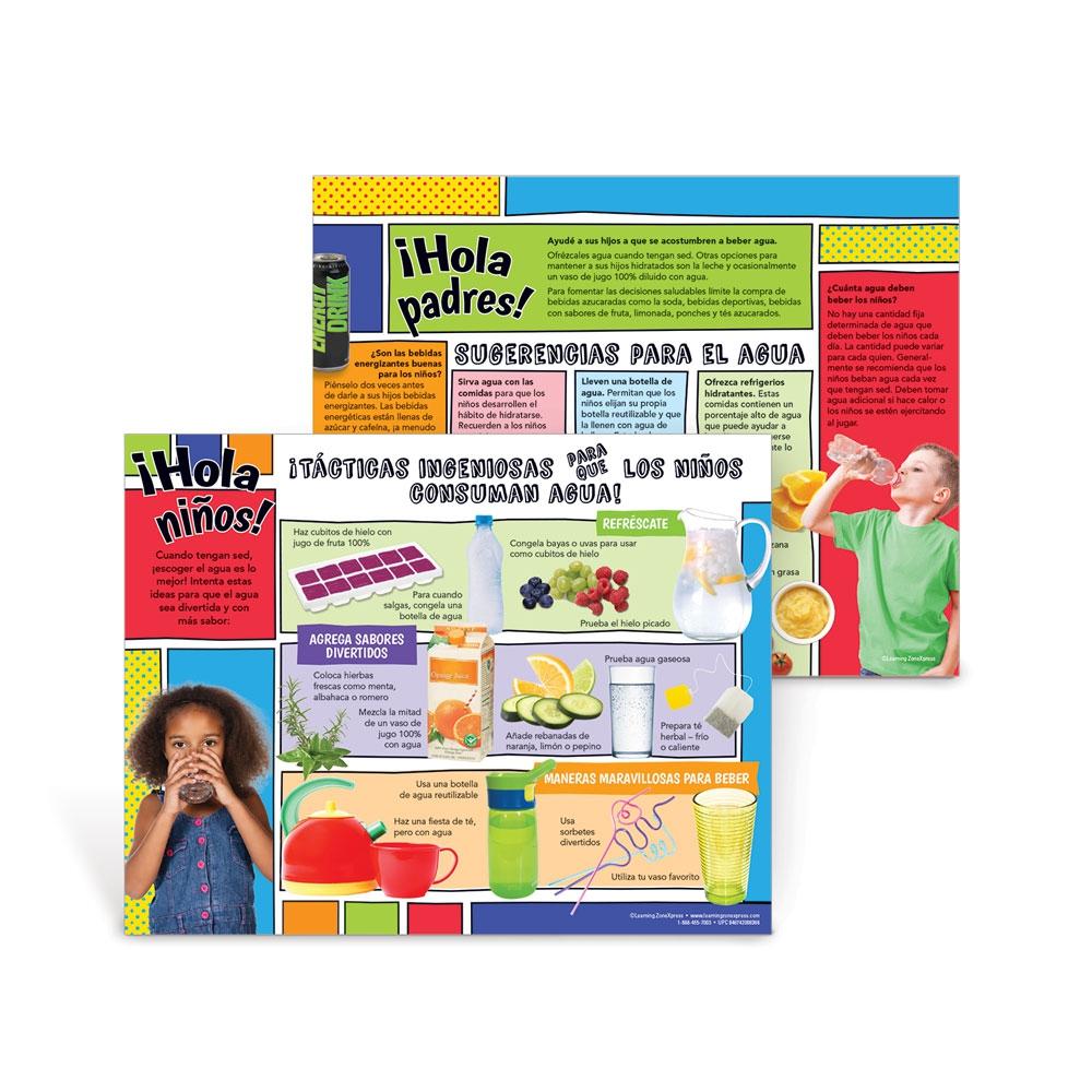 Wacky Water Ideas for Kids Spanish Handouts