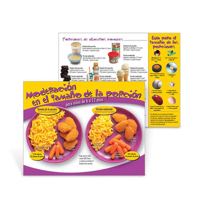 Portion Size Wise Spanish Handouts Ages 6-12