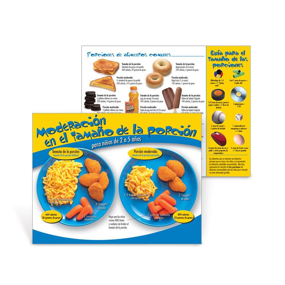 Portion Size Wise Spanish Handouts Ages 2-5