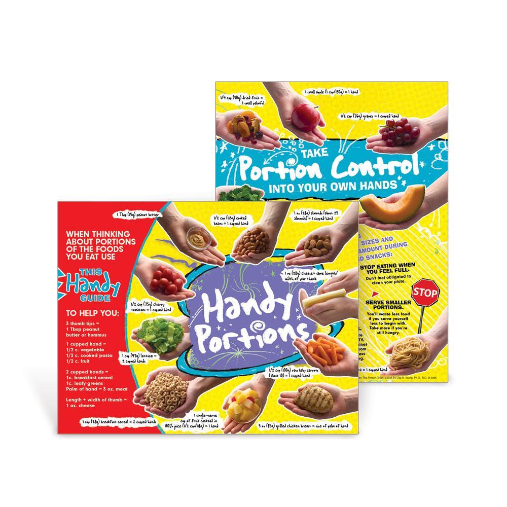 Visualz Handouts Handy Portions Handouts | Nutrition Education | Visualz