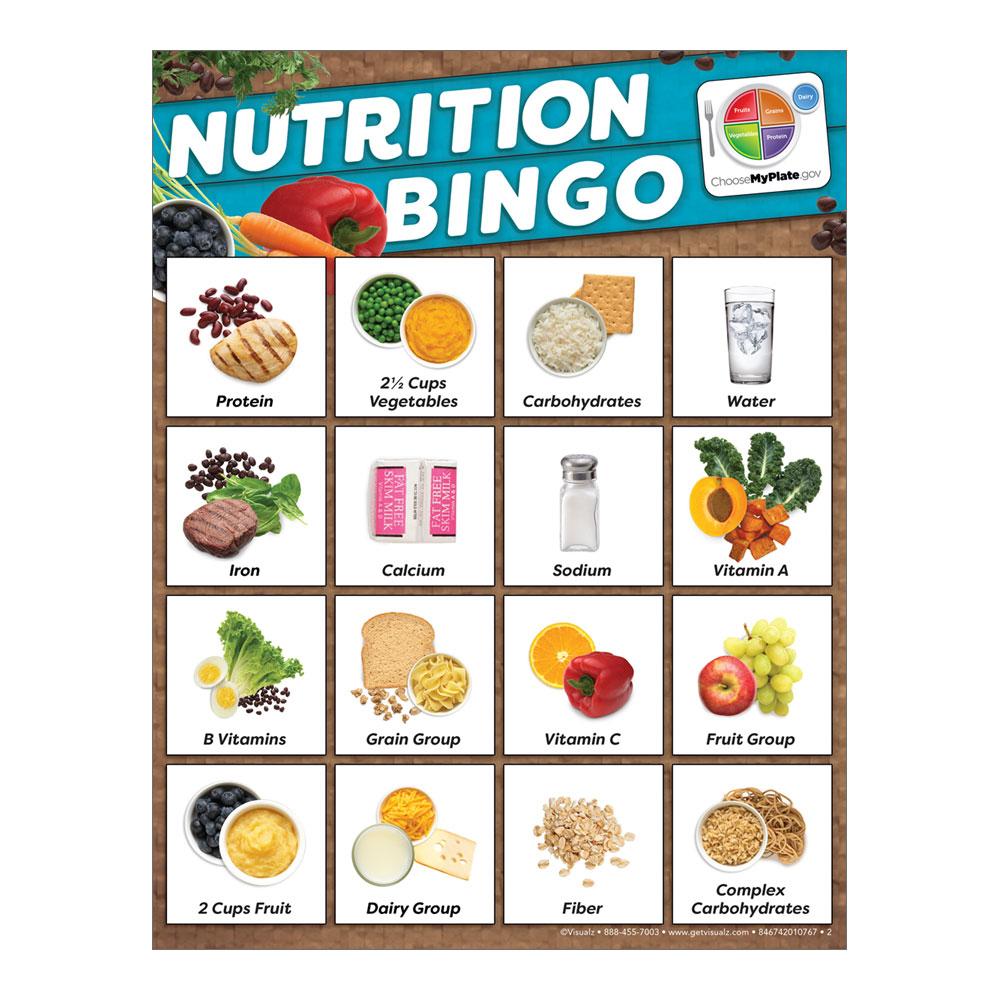 MyPlate Nutrition Bingo