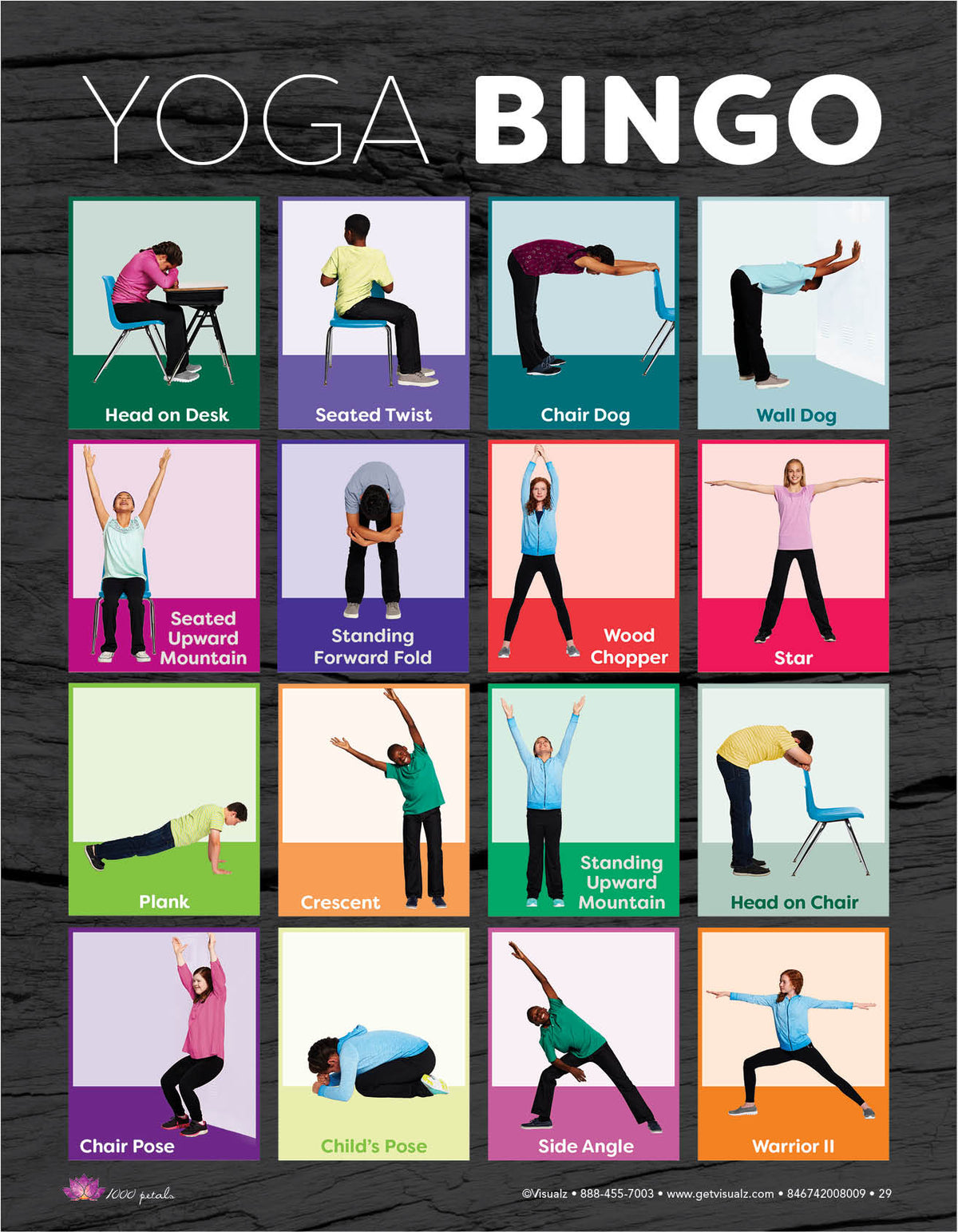 Yoga Bingo, Classroom Games