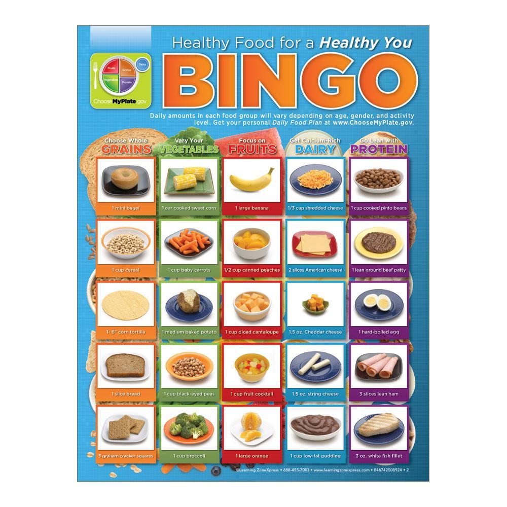 Healthy Food for a Healthy You Bingo