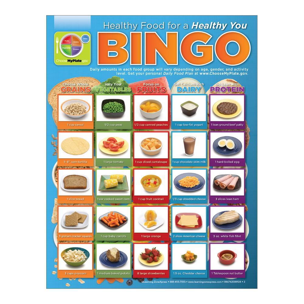Healthy Food for a Healthy You Bingo
