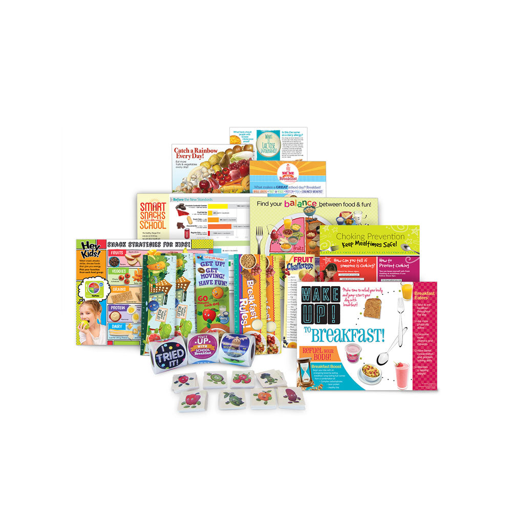 School Nutrition Health Fair Kit Supply Refill Package