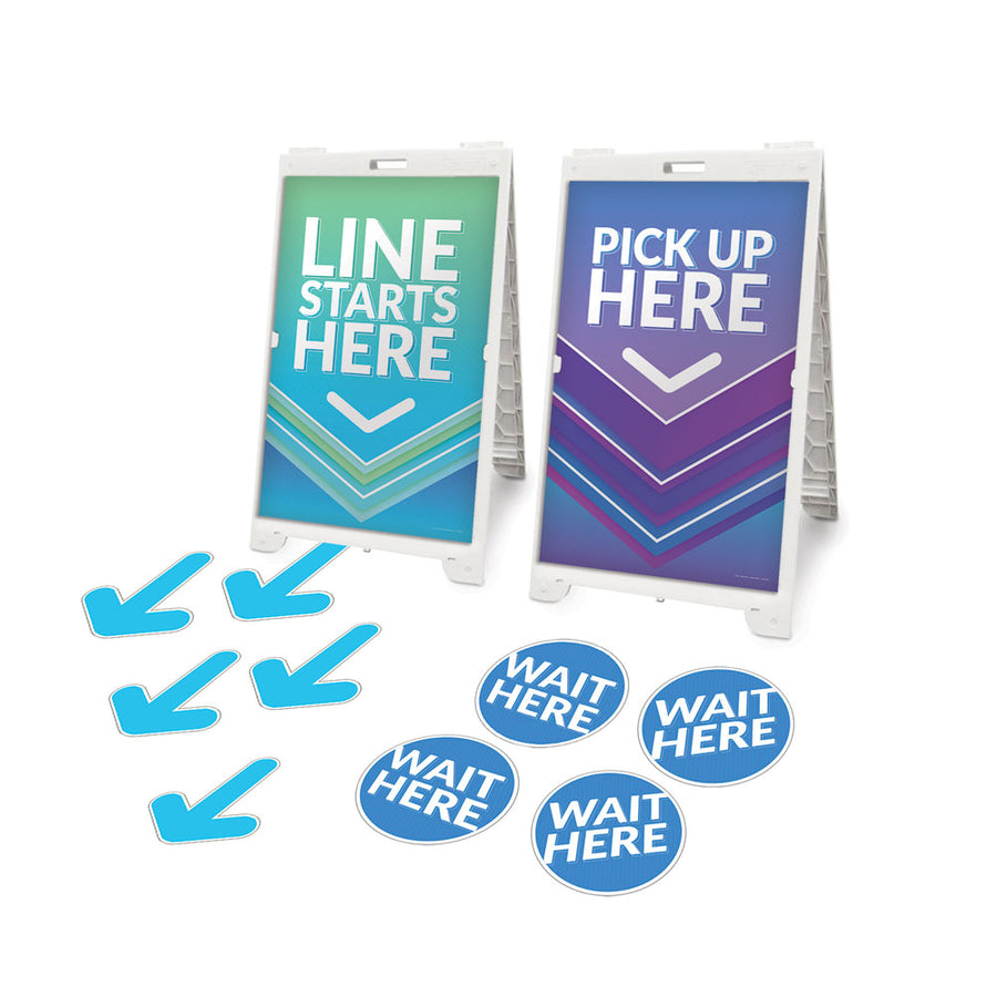 Social Distancing Signage Kit