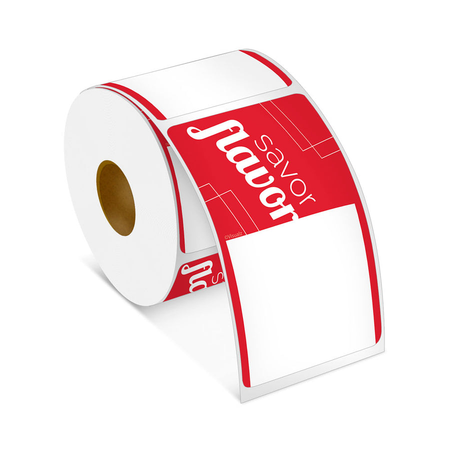 Savor Flavor Printable Food Packaging Labels