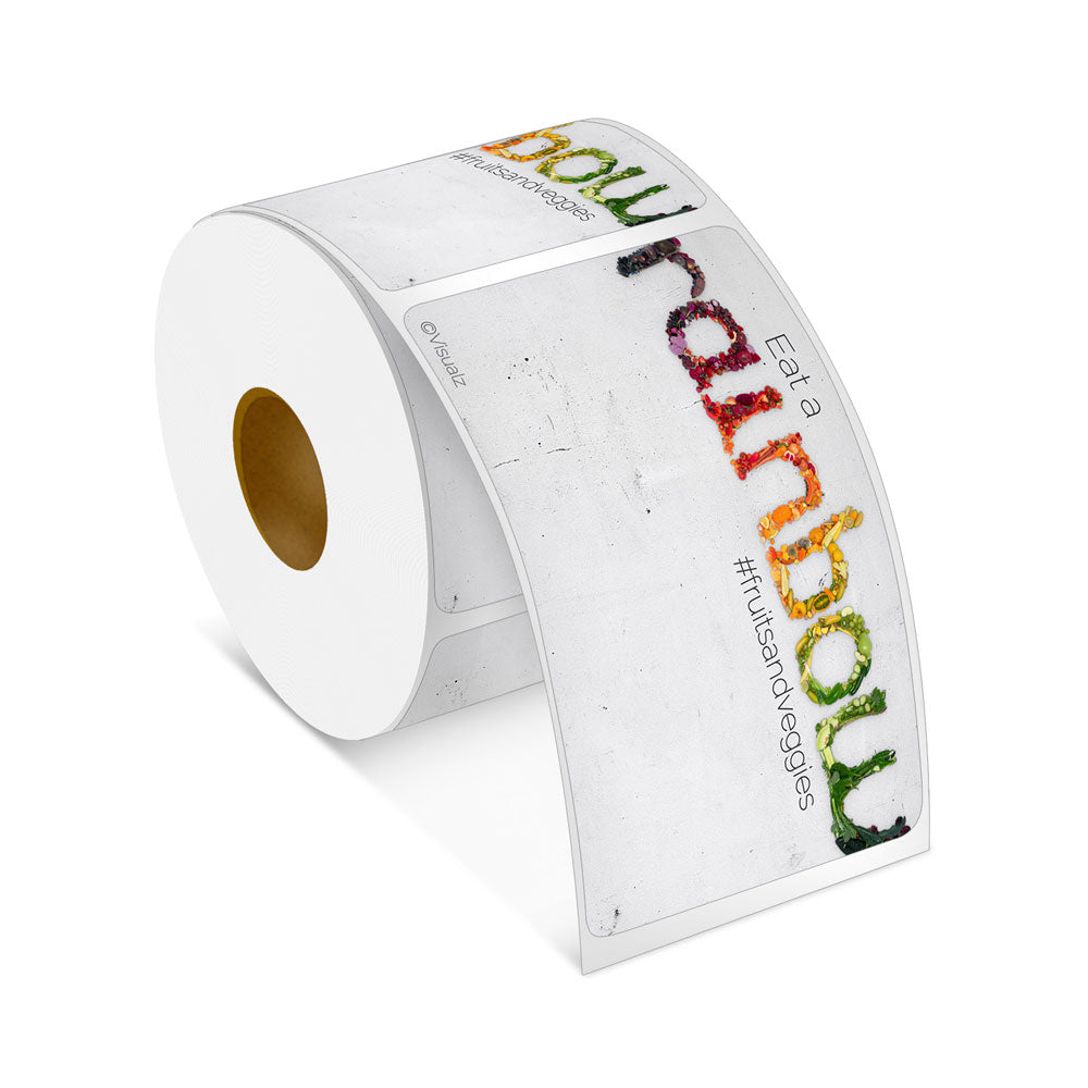 Eat a Rainbow Printable Food Packaging Labels