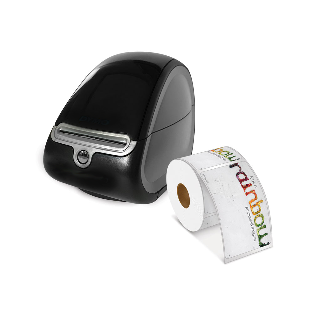 Eat a Rainbow Printable Food Packaging Labels and Printer Bundle