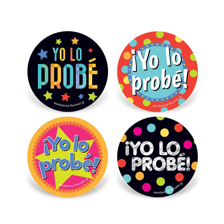 I Tried It Spanish Stickers