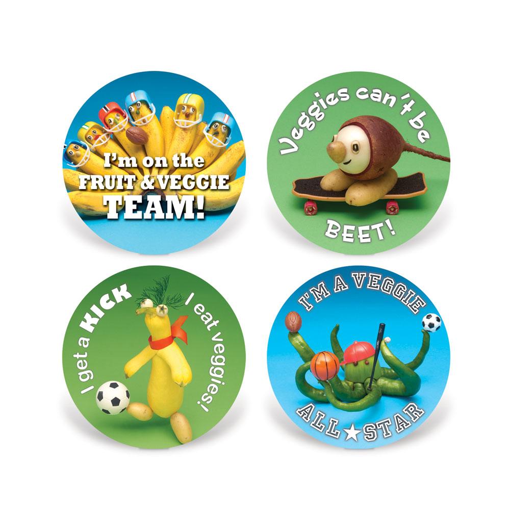 Get a Kick Foodscapes® Stickers