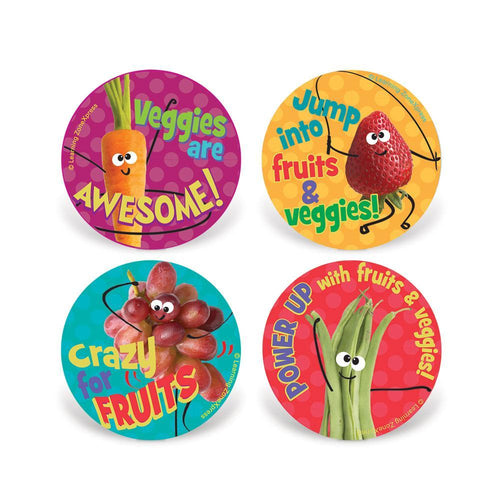 Kids MyPlate Fruit & Veggie Stickers