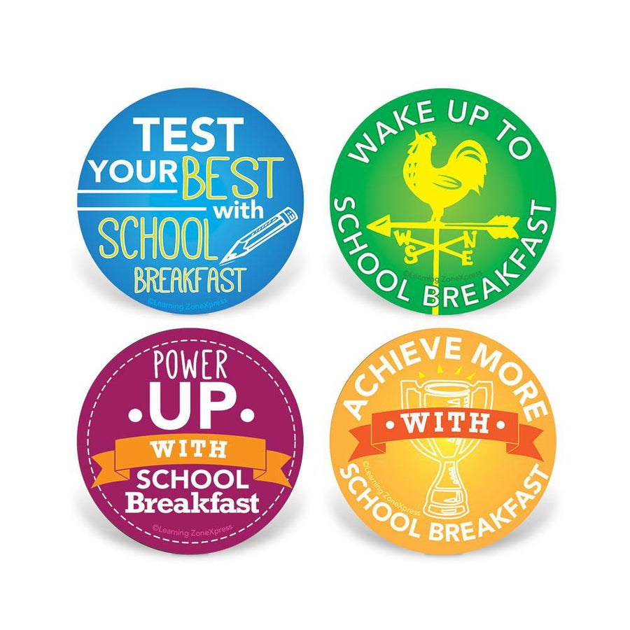 School Breakfast Benefits Stickers