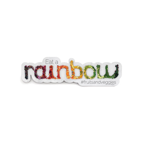 Eat a Rainbow Die-Cut Vinyl Stickers