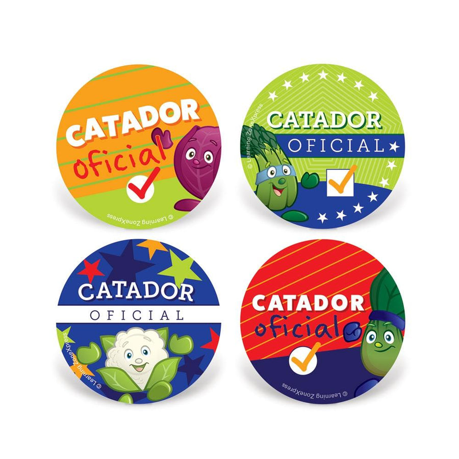 Official Taste Tester Spanish Stickers