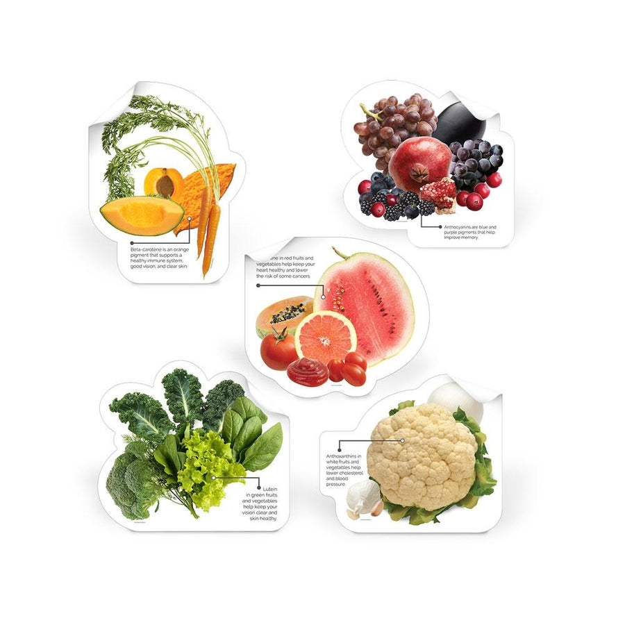 Fruit & Veggie Colors Die-Cut Decal Set