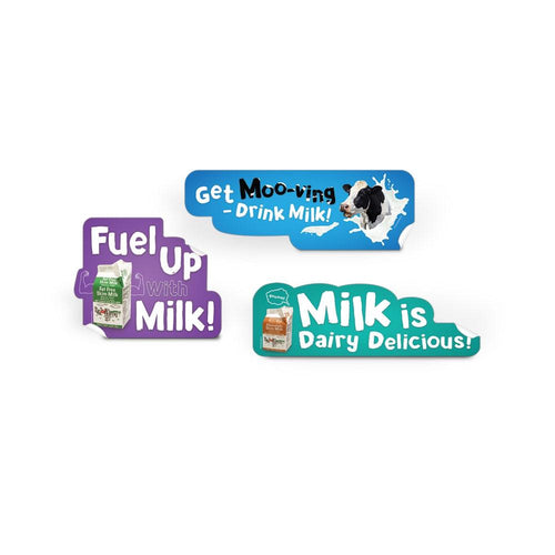 Dairy Die-Cut Decal Set