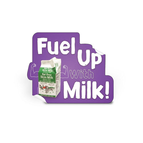 Fuel Up With Milk Die-Cut Decal