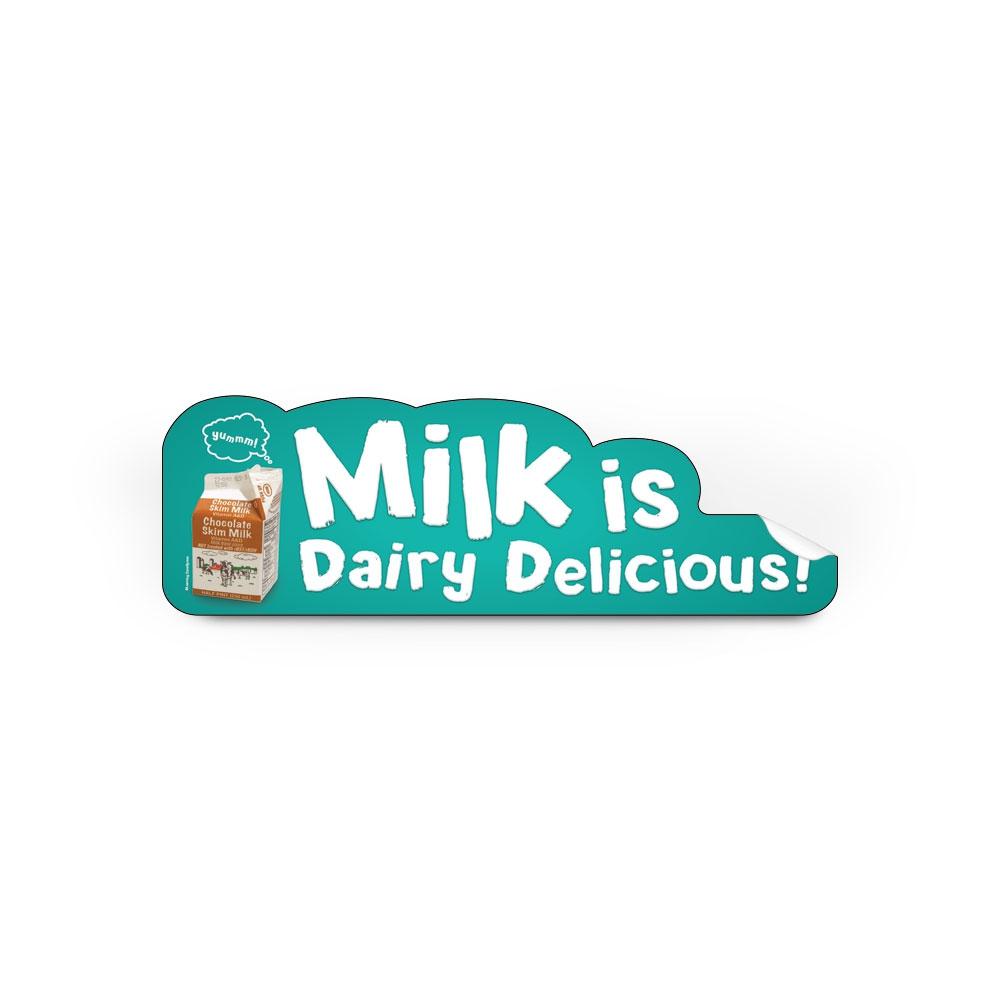Milk is Dairy Delicious Die-Cut Decal