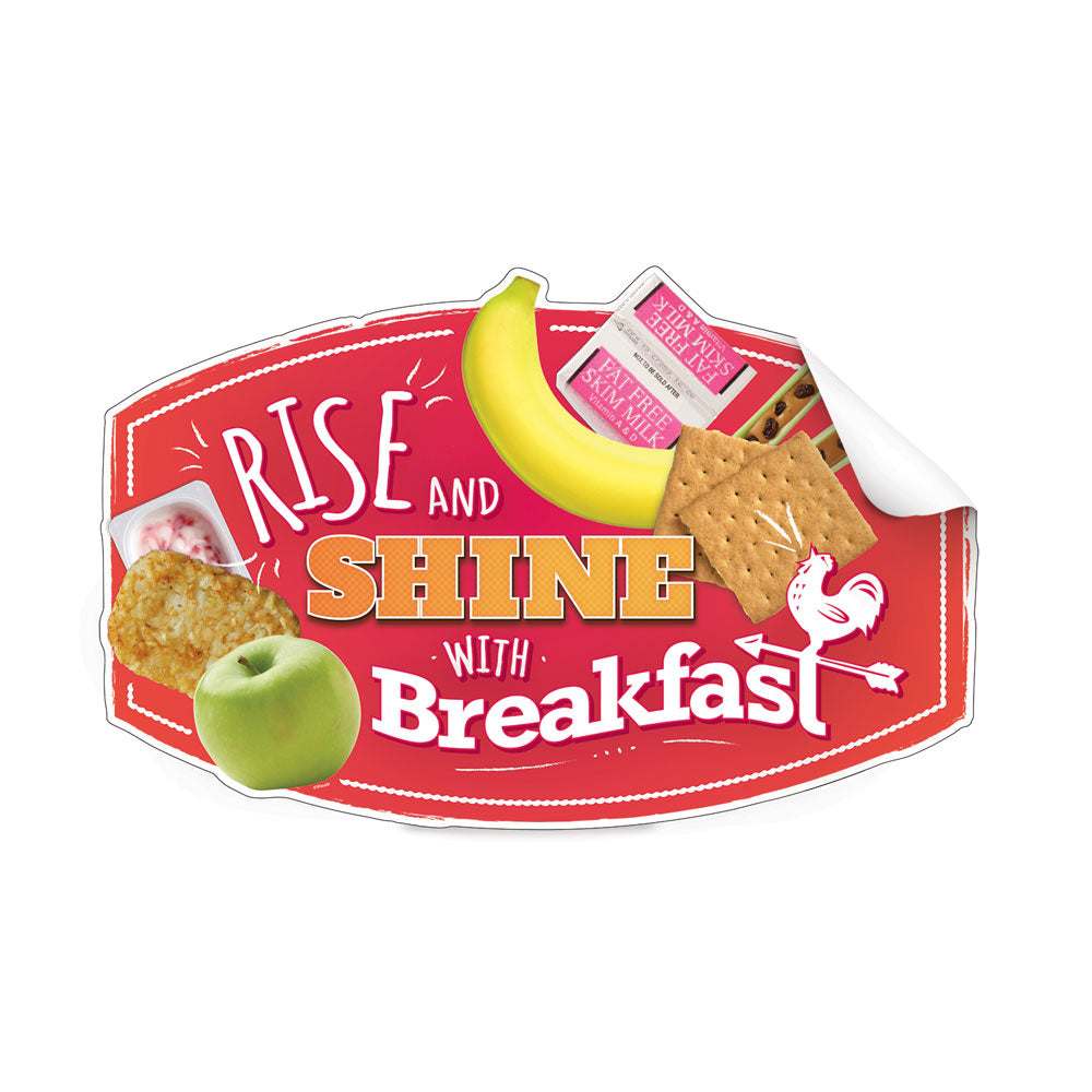 Rise & Shine with Breakfast Die-Cut Decal
