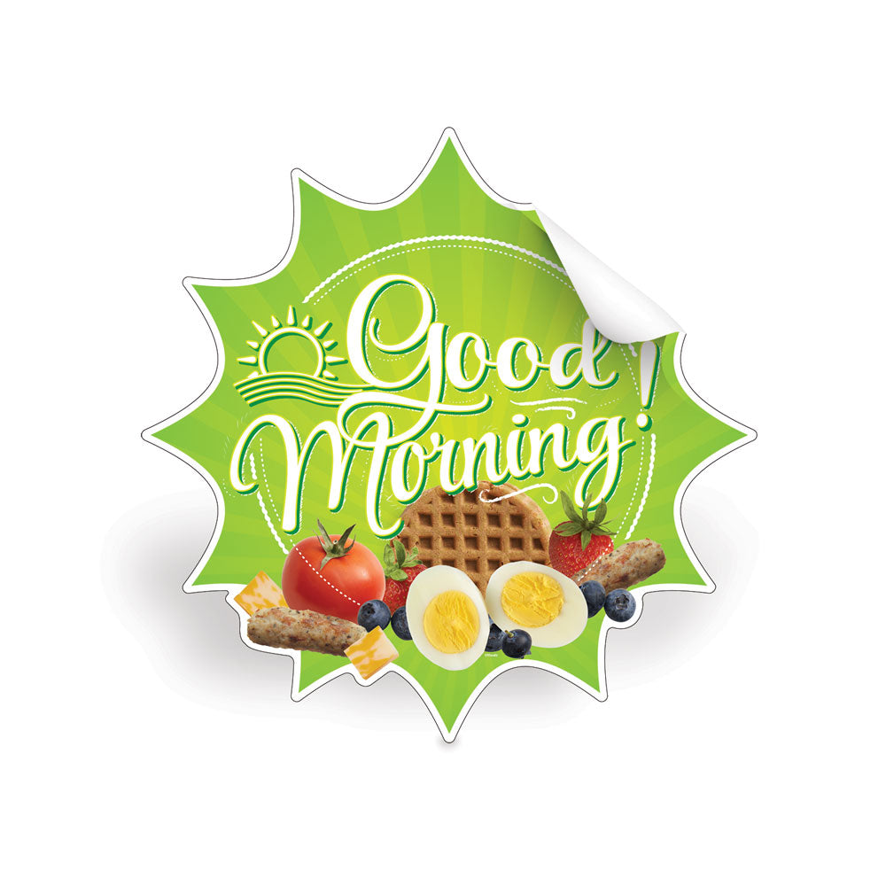 Good Morning! Breakfast Die-Cut Decal