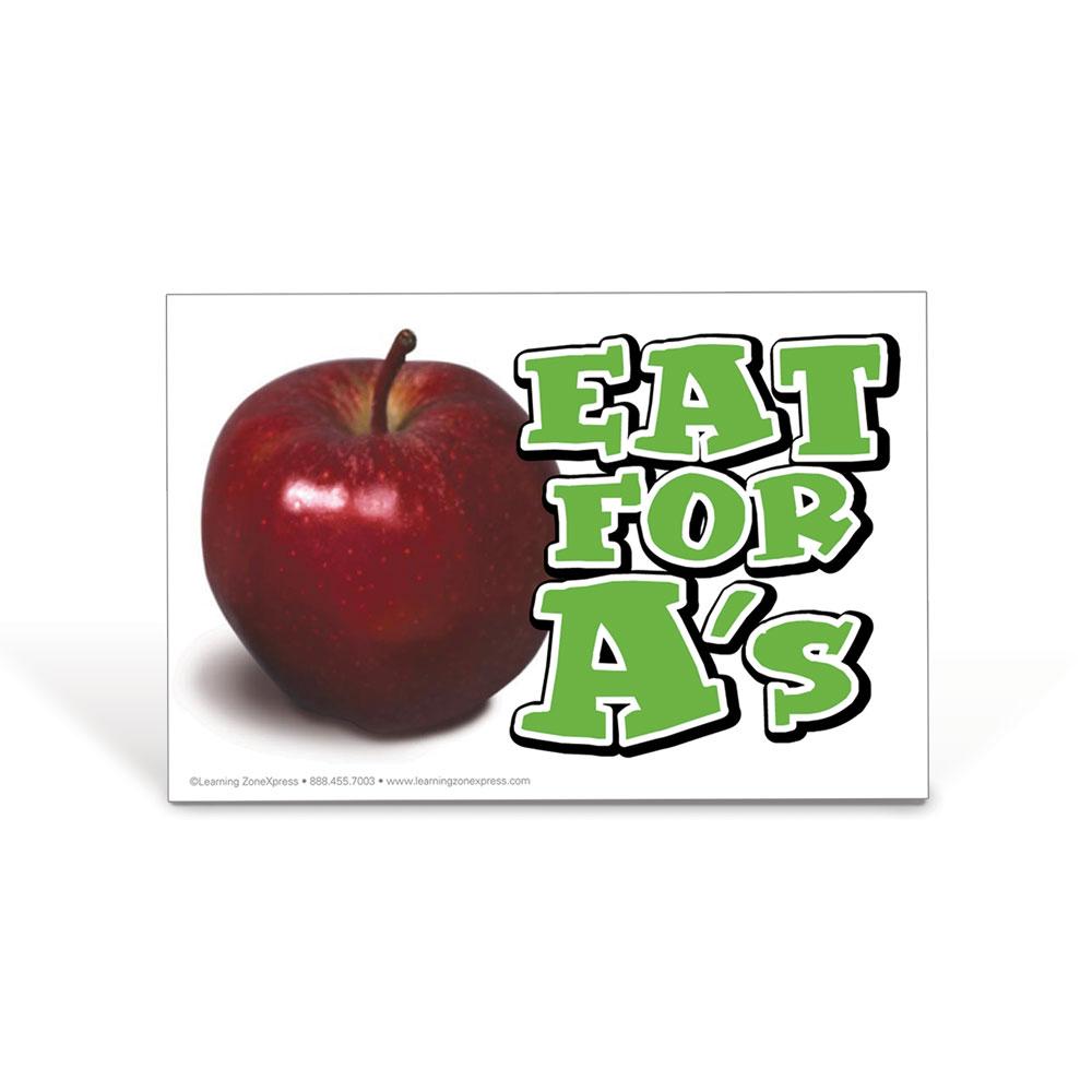 Eat for A's Static Cling