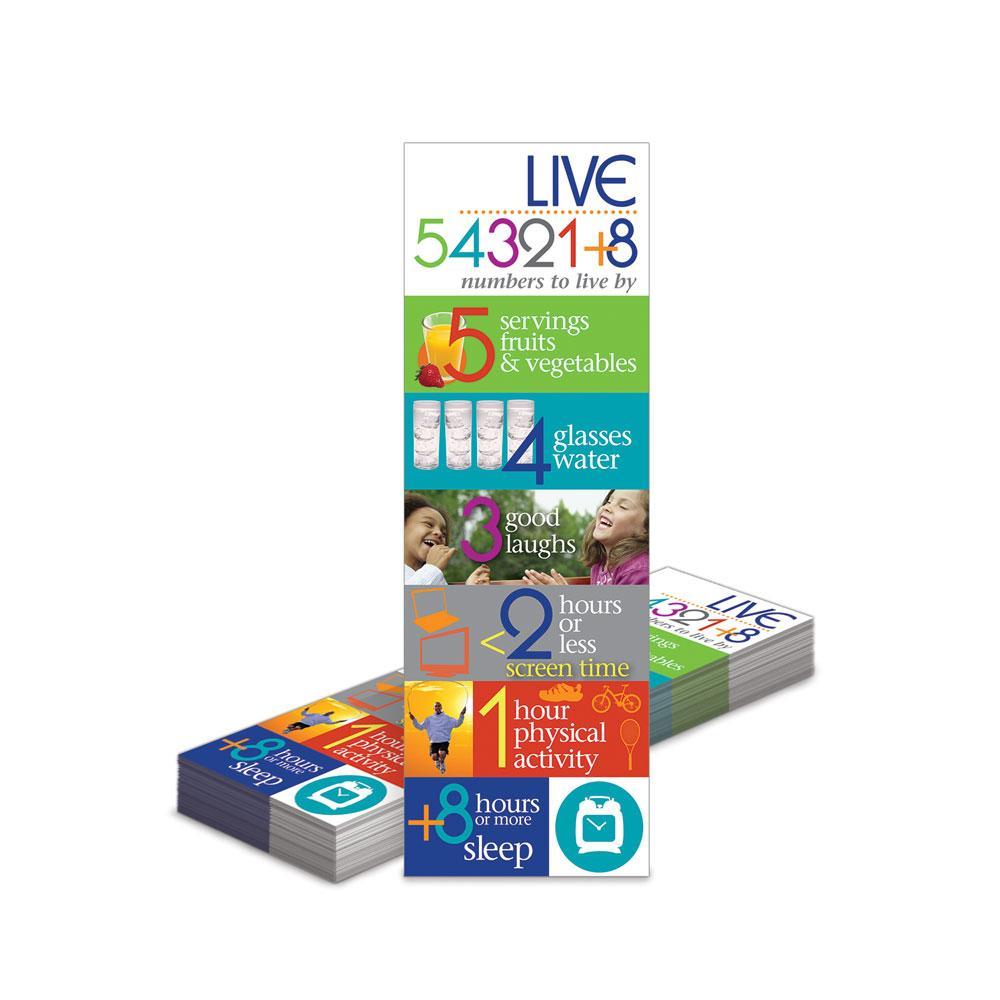 Live 54321+8® Bookmarks