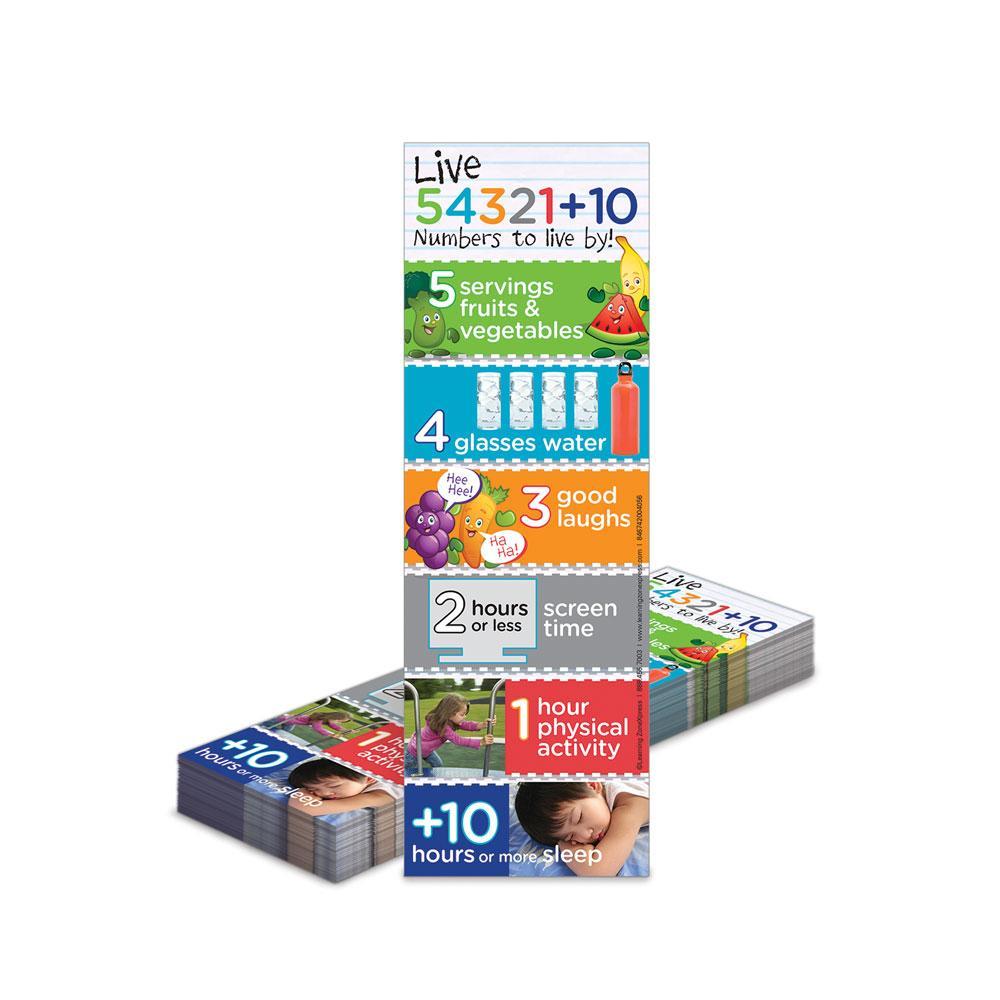 Live 54321+10® for Kids Bookmarks