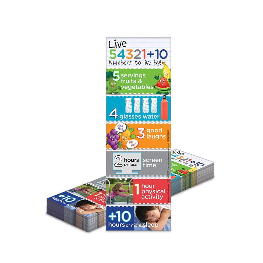 Live 54321+10® for Kids Bookmarks