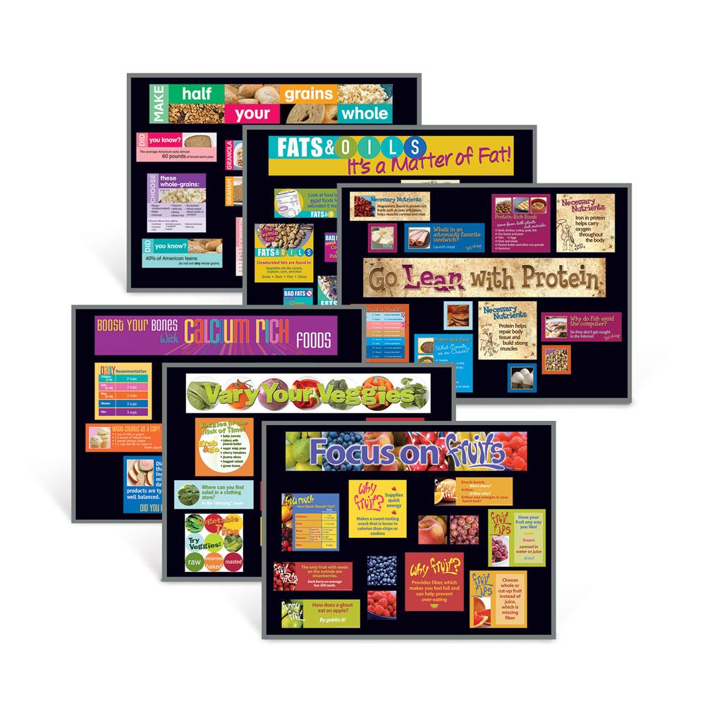 Food Groups Bulletin Board Set of 6