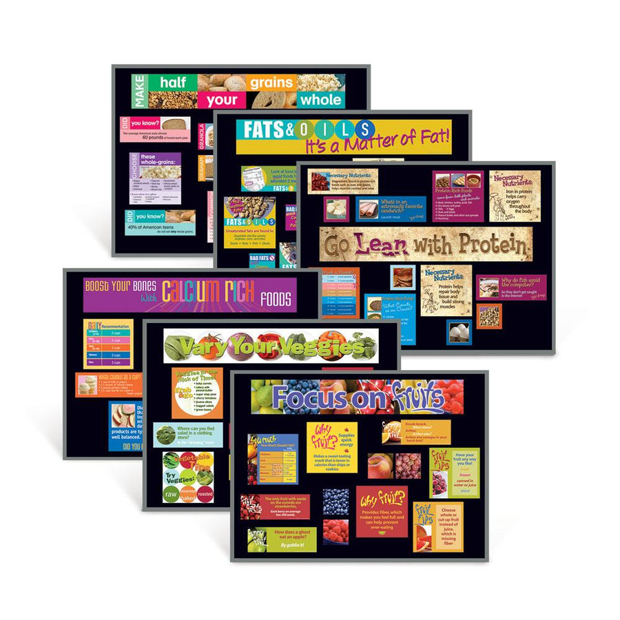 Food Groups Bulletin Board Set of 6