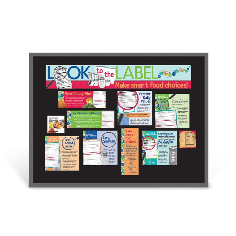 Nutrition Labels Bulletin Board Kit