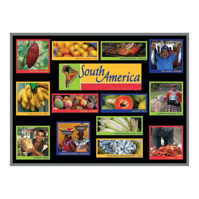 South America Food Markets Bulletin Board Kit