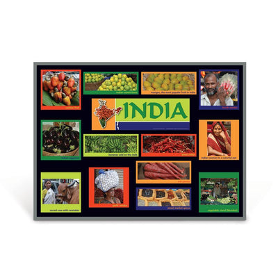 India Food Markets Bulletin Board Kit
