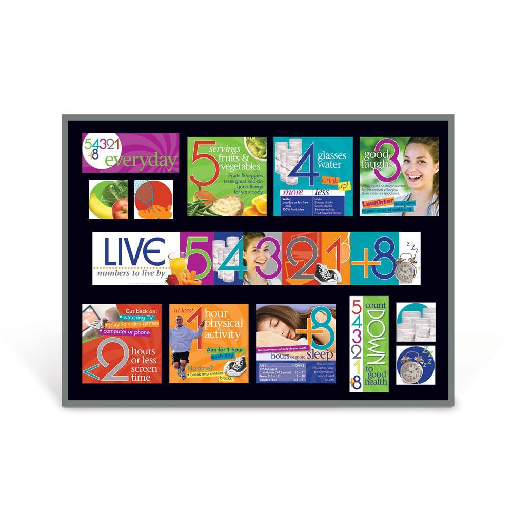 Live 54321+8® Bulletin Board Kit