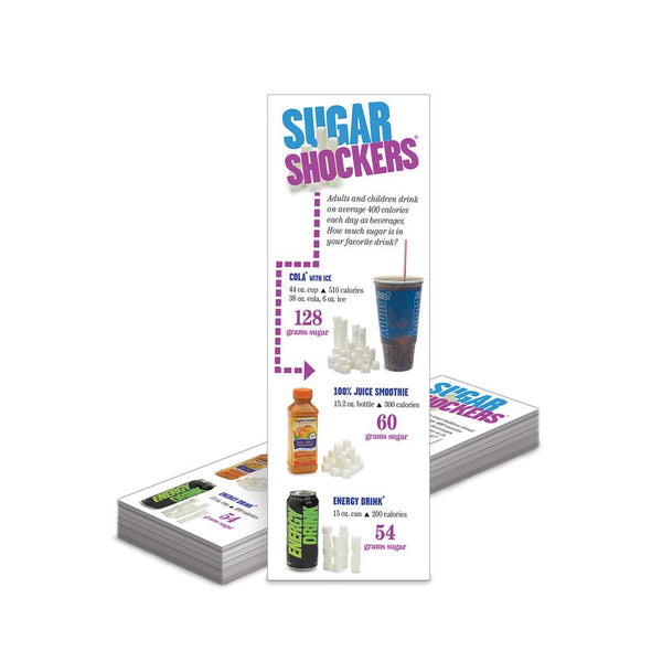 Sugar Shockers Bookmarks | Nutrition Education | Visualz