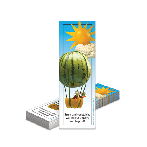 Fruit and Veggie Balloon Foodscapes® Bookmarks