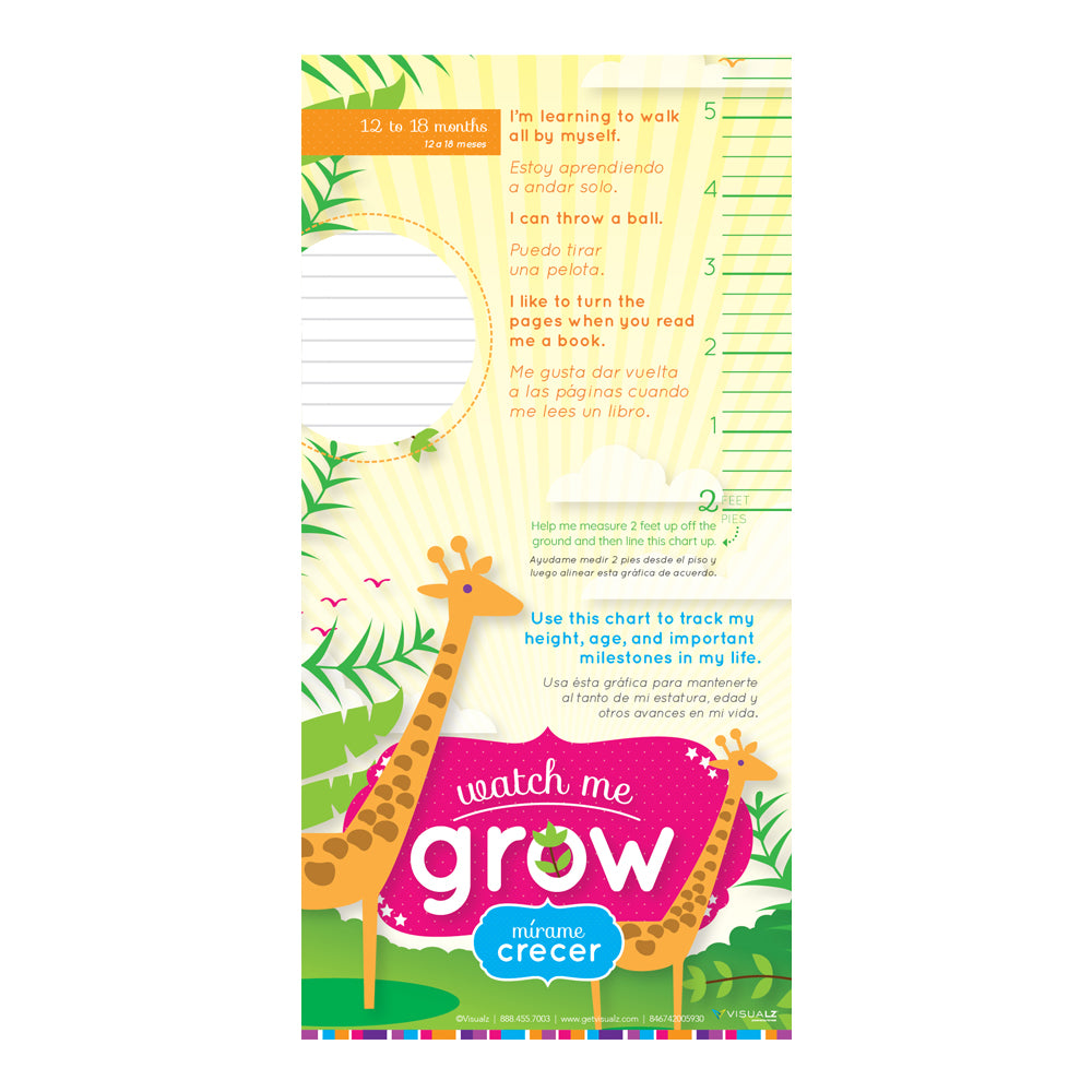 Watch Me Grow Growth Chart