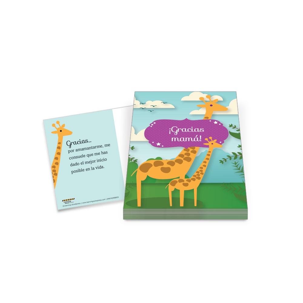 Breastfeeding Spanish Thank You Postcards