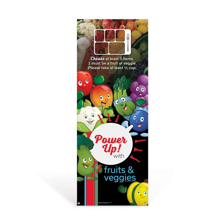 Garden Heroes® Fruit and Veggie Vinyl Banner