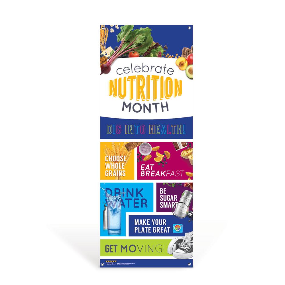 Celebrate Nutrition Month Vinyl Banner