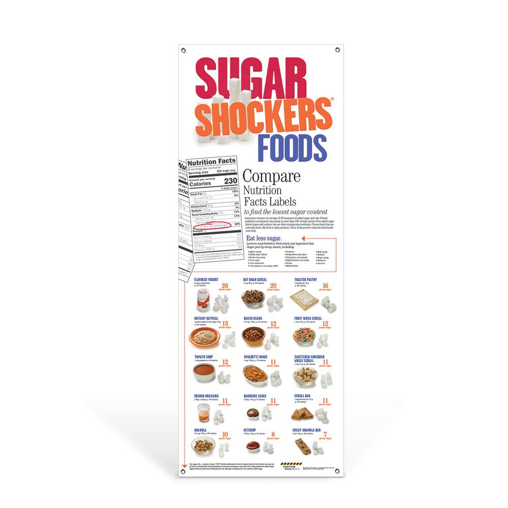 Sugar Shockers® Foods Vinyl Banner