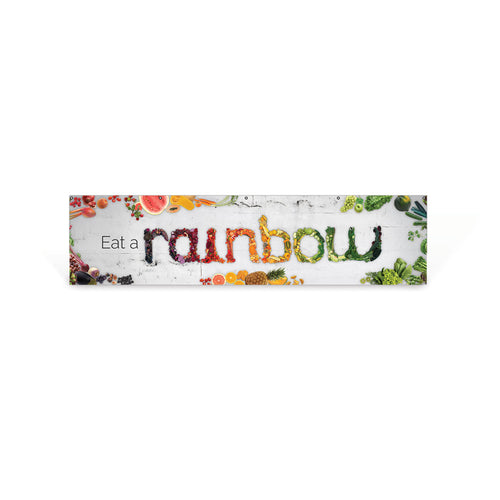 Eat a Rainbow Vinyl Banner