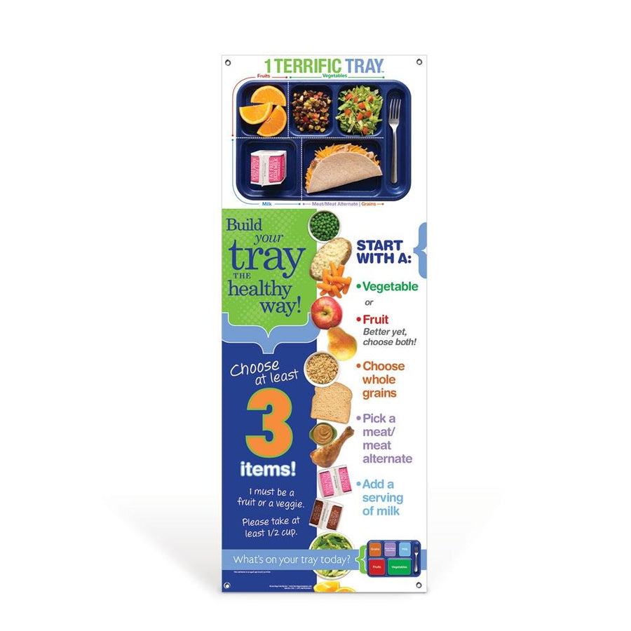 1 Terrific Tray™ Vinyl Banner