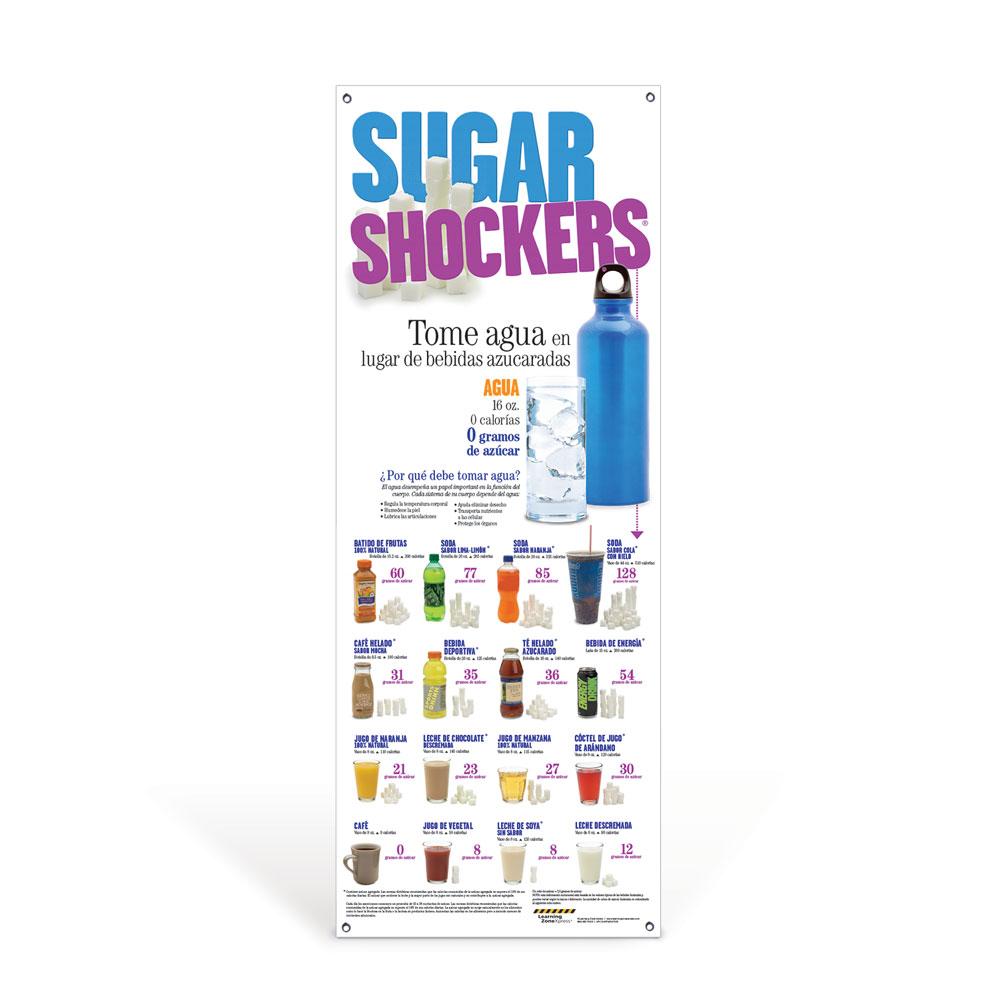 Sugar Shockers® Spanish Vinyl Banner