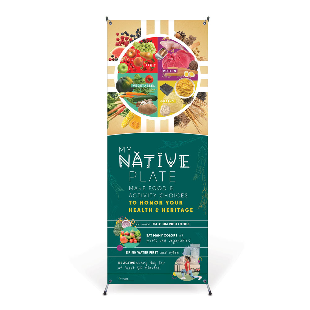 My Native Plate Vinyl Banner with Stand