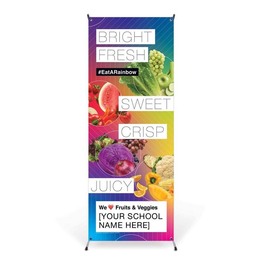 fresh fruits and vegetables banner